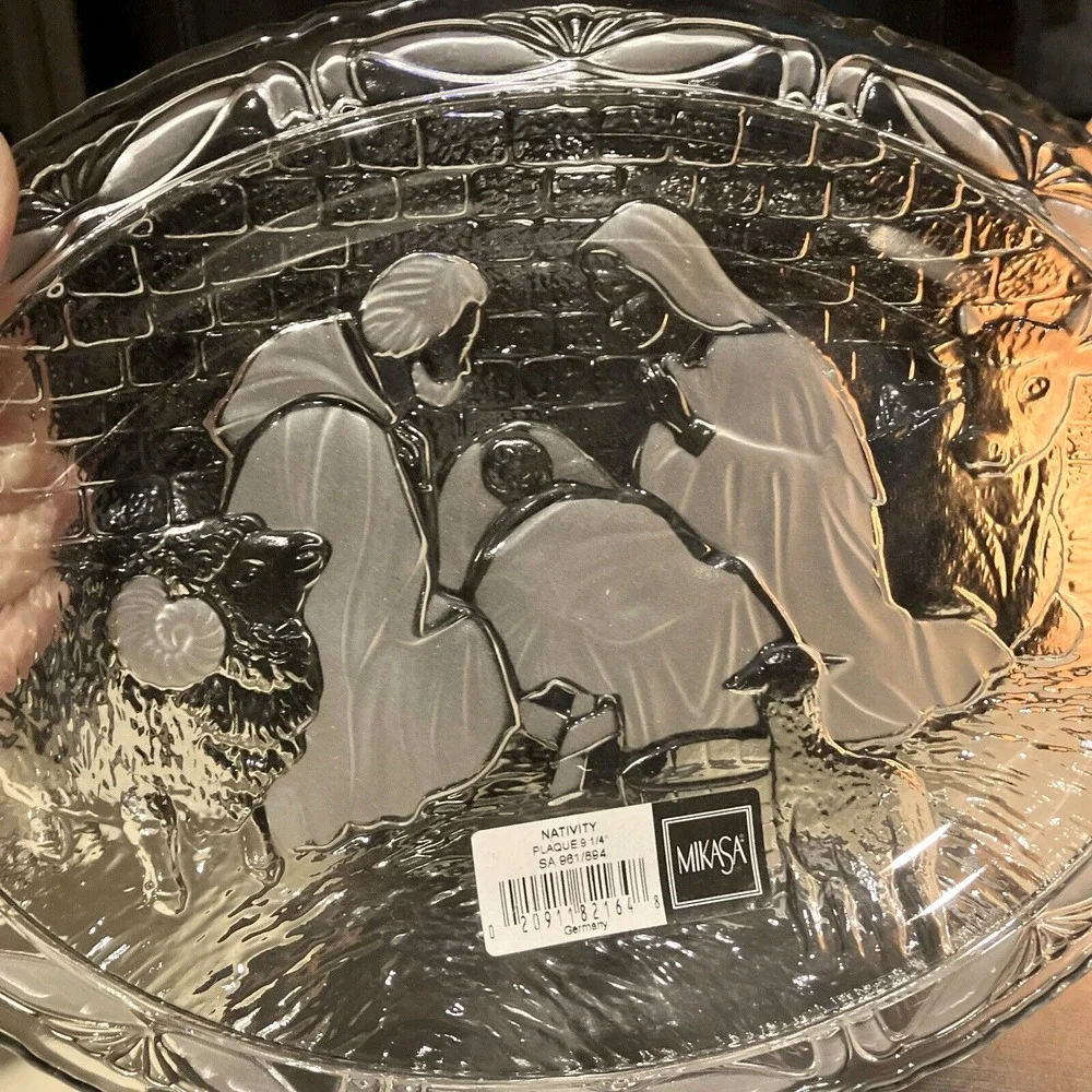 Mikasa NATIVITY SCENE Plaque Plate 9